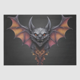 Beängstigendes Battfarbenpapier Gezeichnet, entpac Seidenpapier