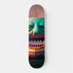 Beängstigendes Boot Skateboard
