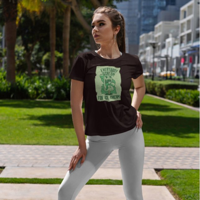 Beängstigendes Eiskrempel T-Shirt (Von Creator hochgeladen)