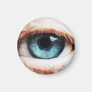 Beängstigendes Eyeball und Halloween Blue Eye / s Magnet