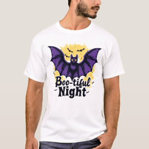 Beängstigendes Flug-Boot in Schöne nächtliche T - T-Shirt