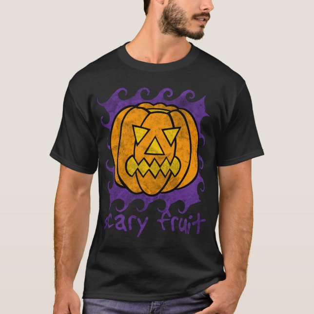 Beängstigendes Frucht-Halloween-Kleid T-Shirt (Vorderseite)
