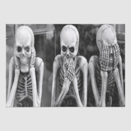 Beängstigendes Funny Skeletts Halloween-Tissue Pap Seidenpapier