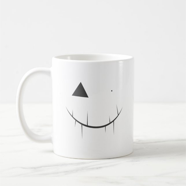 Beängstigendes Gesicht Kaffeetasse (Links)