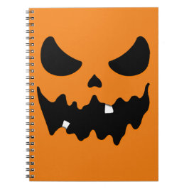 Beängstigendes Gesicht Notizblock