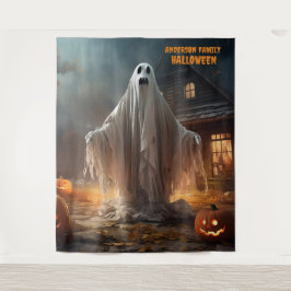 Beängstigendes Halloween-Geisterhang Wandteppich