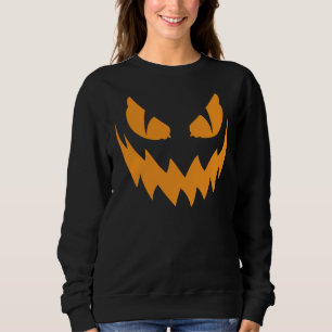 Beängstigendes Halloween-Gesicht Sweatshirt