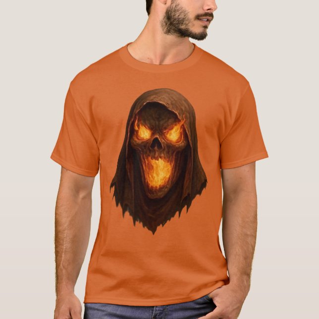 Beängstigendes Halloween-Ghost T-Shirt (Vorderseite)