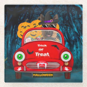 Beängstigendes Halloween Glasuntersetzer