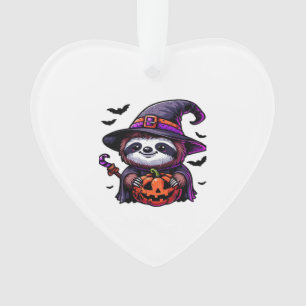 Beängstigendes Halloween-Hexenhut-Kostüm-Spooky-Me Ornament