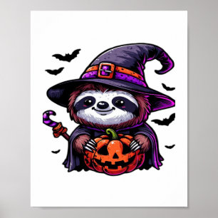 Beängstigendes Halloween-Hexenhut-Kostüm-Spooky-Me Poster