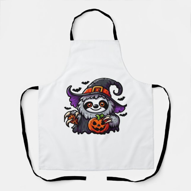 Beängstigendes Halloween-Hexenhut-Kostüm-Spooky-Me Schürze (Vorderseite)
