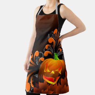Beängstigendes Halloween Jack-o'-Laterne Schürze