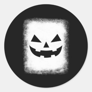 Beängstigendes Halloween-Kostüm für Frauen Männer Runder Aufkleber