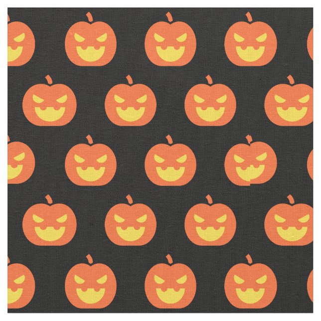 Beängstigendes Halloween-Muster Stoff (Nahaufnahme)