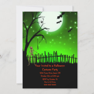 Beängstigendes Halloween-Party Einladung