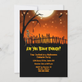 Beängstigendes Halloween-Party Einladung