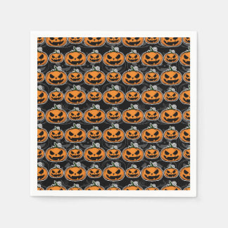 Beängstigendes Halloween-Party Jack O'Lanterns Pum Serviette