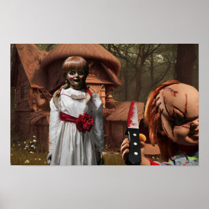 Beängstigendes Halloween. Poster
