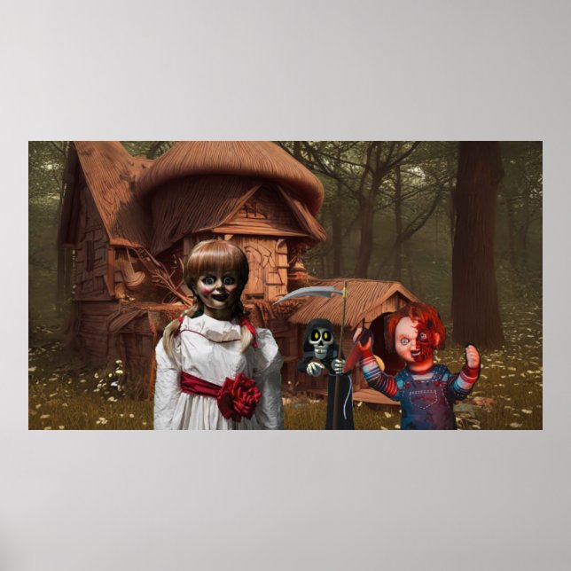 Beängstigendes Halloween. Poster (Vorne)