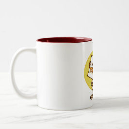 Beängstigendes Halloween Skeleton Zweifarbige Tasse