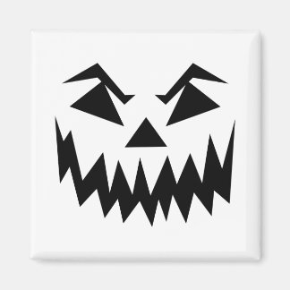 Beängstigendes Halloween White Magnet