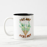 Beängstigendes Halloween Zweifarbige Tasse<br><div class="desc">Beängstigendes Halloween, blass, schrei, witziger Boo. Halloween Festival Classic Tasse, Gespensterspiele, Monster T - Shirt, Spirit Horror Liebhaber Hoodies, Damenduvet Covers, Weihnachtssocken und Nature Panzer zum Tragen am Muttertag, Vatertag und Festivalurlaub. Die farbenfrohen Designer-Outfits sind für Festspielliebhaber, Erntedank-Liebhaber, Halloween-Festivals, Spring Zitat Liebhaber, Liebhaber von Romantik, Inspirationsofferten oder Motivierend Sprachfreunde. Es...</div>