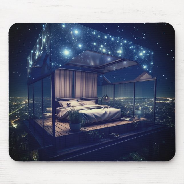 Beängstigendes Hochbett Mousepad (Vorne)