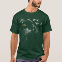 Beängstigendes Katzengesicht Gelbe Augen Funny Cat