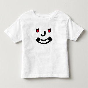 Beängstigendes Lächelfoto Kleinkind T-shirt