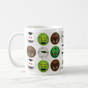 Beängstigendes Lächeln - klassische Monster - Kaffeetasse