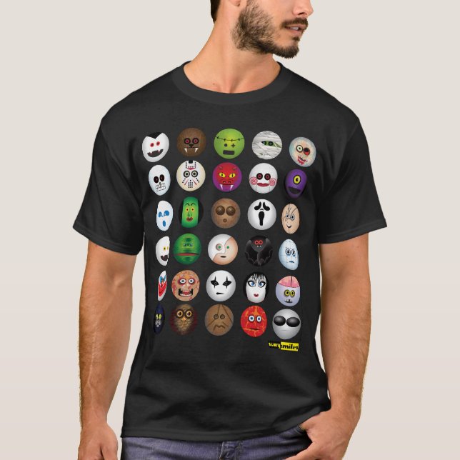 Beängstigendes Lächeln - Monster u. CIA T-Shirt (Vorderseite)