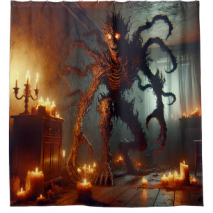 Beängstigendes Monster Duschvorhang