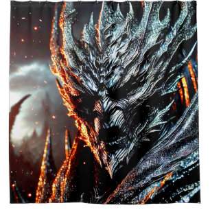 Beängstigendes Monster Duschvorhang
