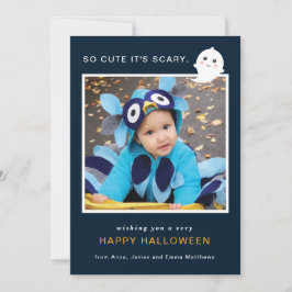 Beängstigendes Niedliches Halloween Feiertagskarte