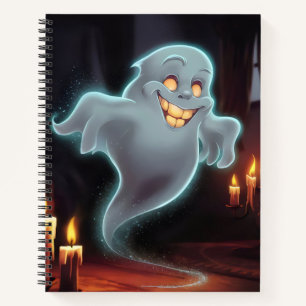 Beängstigendes Notebook. Notizbuch