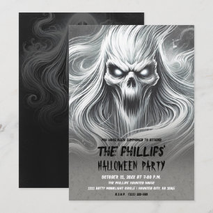 Beängstigendes Poltergeist-Ghost-Halloween-Party Einladung