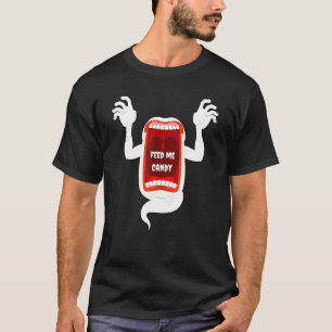 Beängstigendes Schrei-Ghost-Schrei Fütterte mir Sü T-Shirt