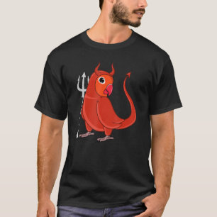 Beängstigendes Teufselkostüm Parrot I Fischers Lov T-Shirt