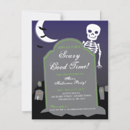 Beängstigendes Time Halloween-Party laden ein Einladung