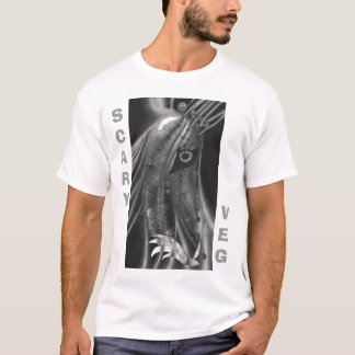 Beängstigendes veg stellt Wurzelrache grafisch dar T-Shirt