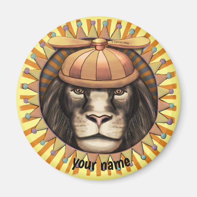 Beanie Lion Magnet (Vorne)