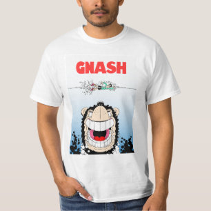 Beano Gnasher Jaws parody Herren T - Shirt