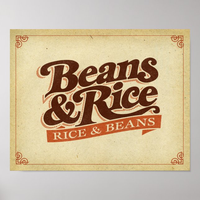 Beans and Rice (Rice and Beans) Poster (Vorne)