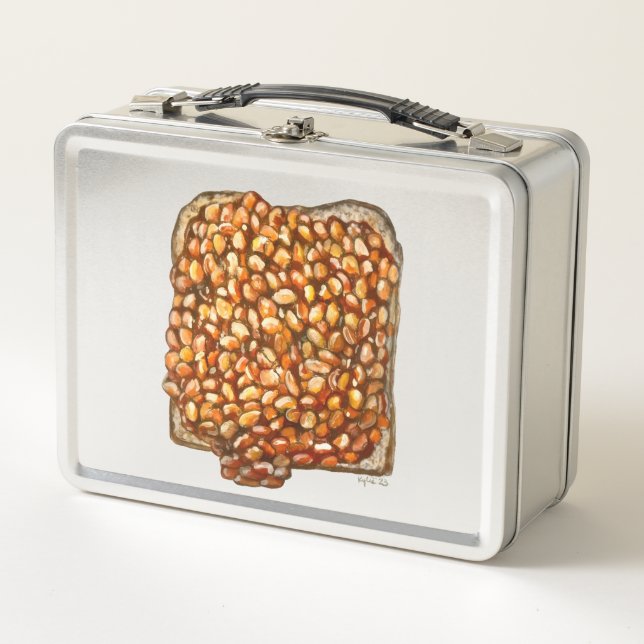 Beans on Toast Metall Brotdose (Vorderseite)