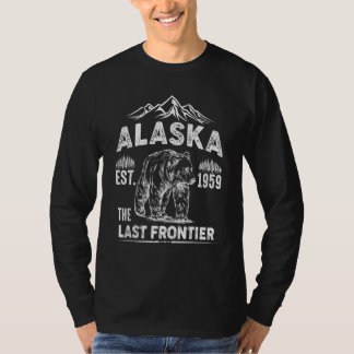 Bear Alaska Männer Frauen Alaska Vintag T-Shirt