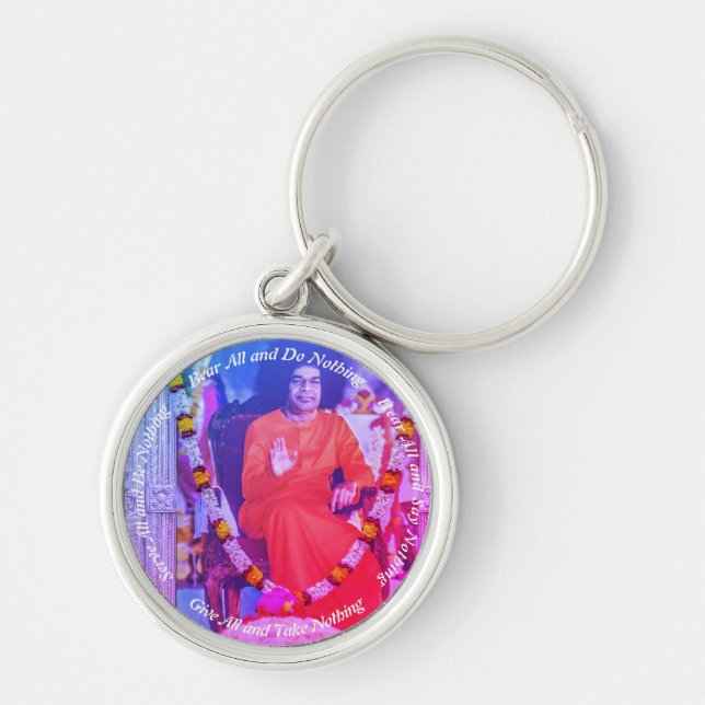 Bear all Porte-clés rond Premium - Schlüsselanhänger (Vorne)