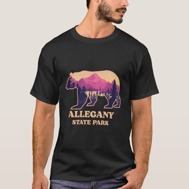 Bear Allegheny National Forest Pennsylvania Wander T-Shirt (Vorderseite)