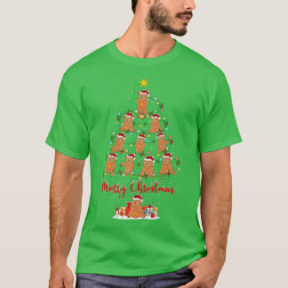 Bear Animal Lover Matching Santa Grizzly Bear Chri T-Shirt