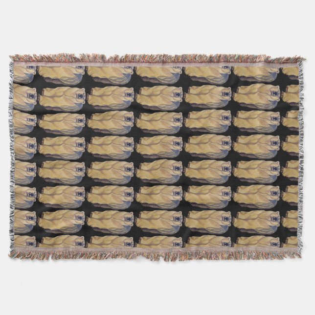 Bear Art Blanket Polar Bear Art Throw Blanket Decke (Vorderseite)